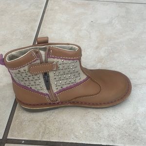 Stride rite girls ankle boots size 10w